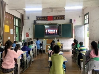  党建＋“喜迎二十大，红歌伴我行”宜黄县中港中心小学同上一堂思政课